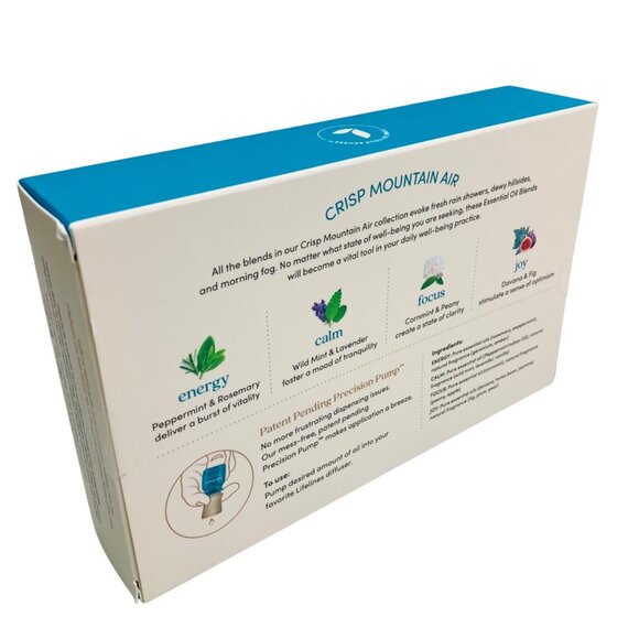 Lifelines Essential Oil Blends Aromatherapy 4 Pack New -Energy, Calm, Focus, Joy - Picture 3 of 3